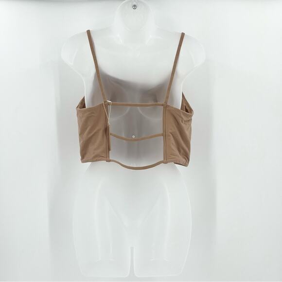 SKIMS Fits Everybody Strappy Back Cami Tank Sienna Nude Tan Size 3XL NEW - Picture 9 of 12